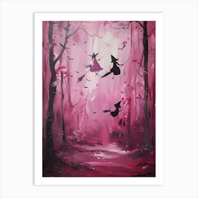 Witches In The Woods 2 Art Print