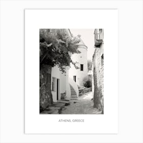 Poster Of Bodrum, Turkey, Photography In Black And White 6 Art Print