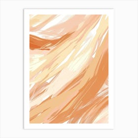 Abstract Orange 2 Art Print