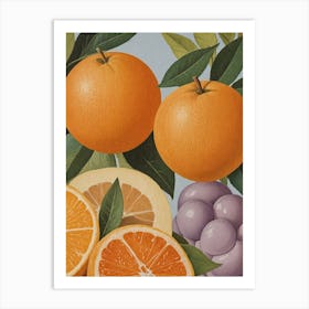 Oranges no1 Art Print