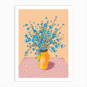 Forget Me Nots 1 Art Print