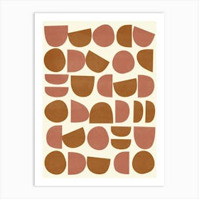 Mid Century Modern Abstract Pattern Art Print