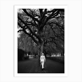 Man Under A Tree Art Print