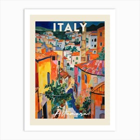 Altamura Italy 3 Fauvist Painting  Travel Poster Art Print