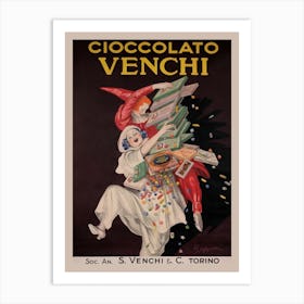 Cioccolato Venchi Leonetto Cappiello Art Print