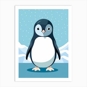 Baby Animal Illustration  Penguin 1 Art Print