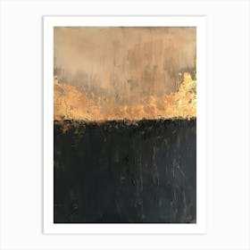 'Black And Gold' 3 Art Print