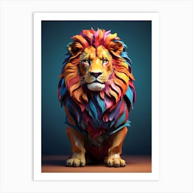 Majestic Lion Art Print