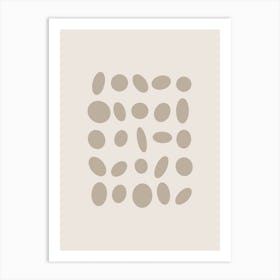 Calming Print Inspired by British Pebble Beaches Art Print