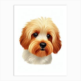 Havanese Illustration Dog Art Print