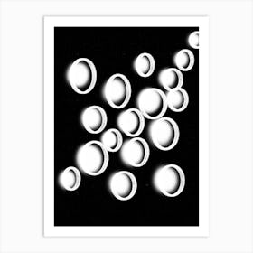 Circles Of Light Art Print