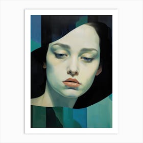 Woman'S Face 16 Art Print