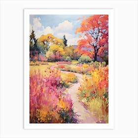 Autumn Gardens Painting Denver Botanic Gardens 2 Art Print