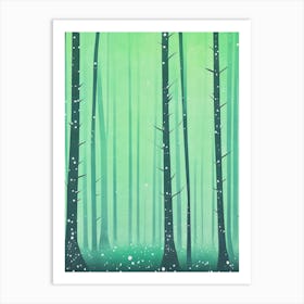 Winter Forest Art Print