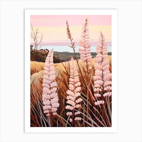 Prairie Clover 1 Flower Painting Art Print