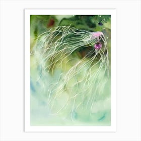 Box Jellyfish II Storybook Watercolour Art Print