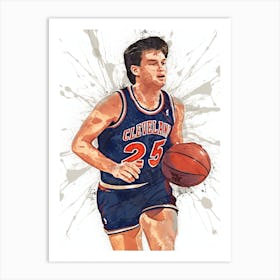 Mark Price Cleveland Cavaliers Art Print