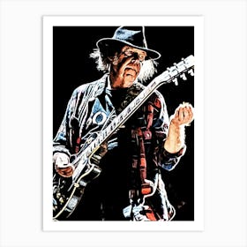 Neil Young 3 Art Print