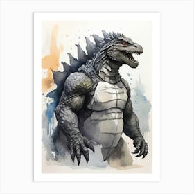 Godzilla 1 Art Print