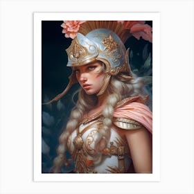Athena Greek Goddess Painting 5 Art Print