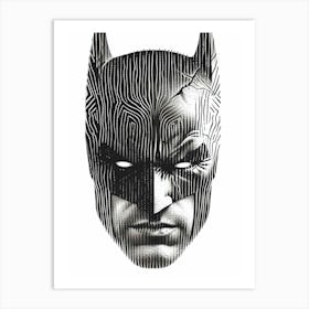 Batman Mask Art Print