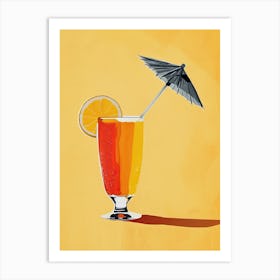 Cocktail Mid-Century Mix Mingle Art Print