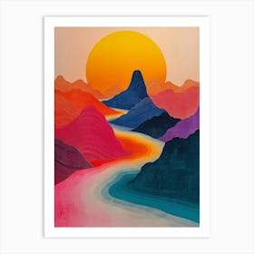 'Sunrise' 60 Art Print