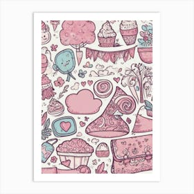 Doodles 1 Art Print