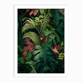 Majestic Jungle 10 Botanicals Art Print