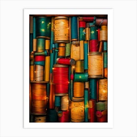 Spools Of Thread Art Print