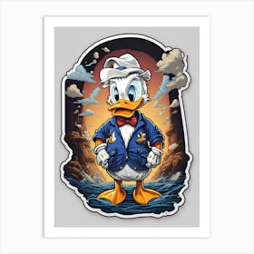 Donald Duck 6 Art Print