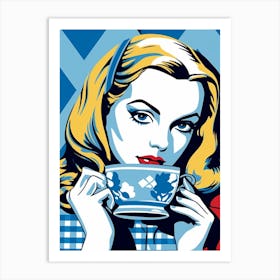 Alice In Wonderland In The Style Of Roy Lichtenstein 2 Art Print