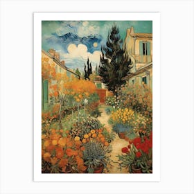 Garden In Bloom art print Art Print