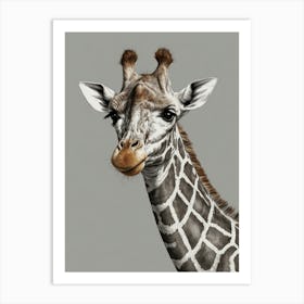 Giraffe Canvas Print 10 Art Print