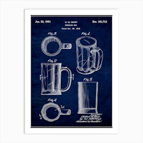 Beer Mug 1951 Art Print