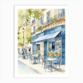 Paris Cafe Art Print