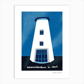 Windmill Marl Print Art Print