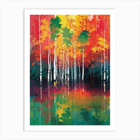 Autumn Forest 8 Art Print