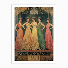 Aihrgdesign A Vintage Entertainment Poster For The First Miss 85ac9cf2 6371 46d3 B5df 35f0ad0cb78f 1 Art Print