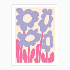 Dahlias Art Print