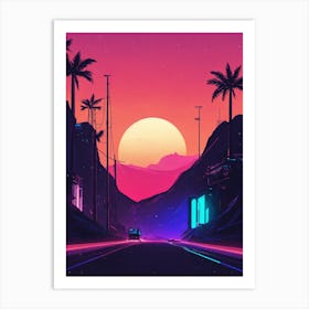 Sunset Art Art Print