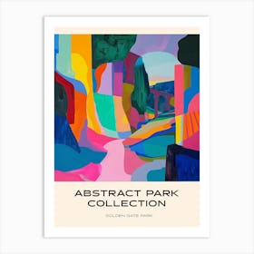 Abstract Park Collection Poster Golden Gate Park Kiev 4 Art Print