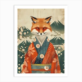 Japanese Fox 1 Art Print