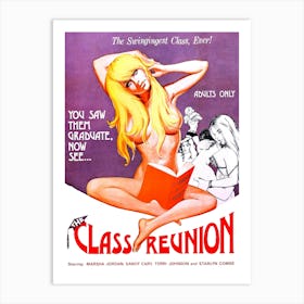 Class Reunion, Erotic Movie Poster Art Print