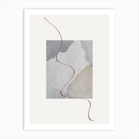 Line In The Sand, Balance Artwork, Zen Art Print