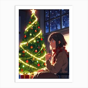 Christmas Tree Art Poster