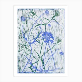 The Cornfield Weeds Art Print