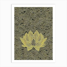 Lotus Flower Art Print