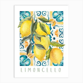 Lemon Print Art Print