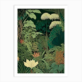 Nong Nooch Tropical Botanical Garden, Thailand Vintage Botanical Art Print